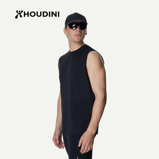HOUDINI胡丁尼 Pace Air Tank空速男户外26夏新跑步健身无袖背心 840070 商品图8