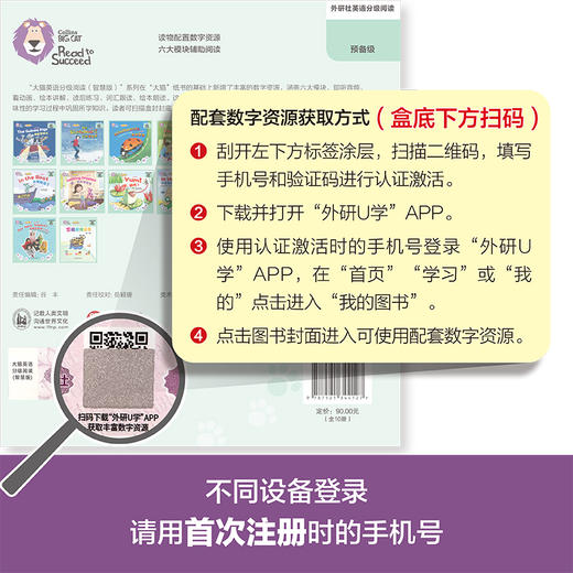 大猫英语分级阅读(智慧版)预备级1(适合幼儿园大班、小学一年级)(9册读物+1册指导) 商品图4