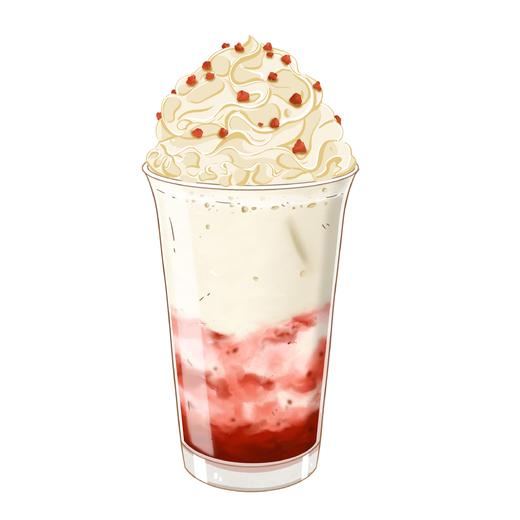 草莓雪顶牛乳茶 商品图0