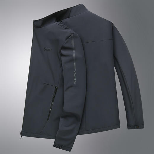 【DWP】大依优型大码男装春秋立领夹克外套加肥加大码休闲商务上衣外套 商品图2