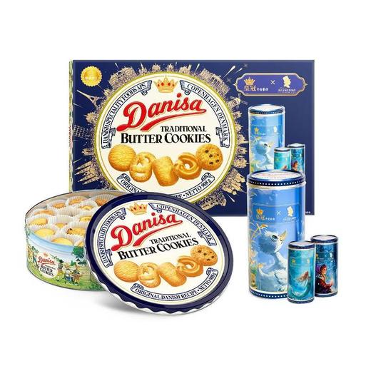皇冠丹麦曲奇饼干礼盒908g/盒  年货曲奇节日送礼 商品图2