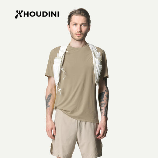 HOUDINI胡丁尼Pace Air Tee空速男户外26夏新清爽跑步徒步短袖T恤 840069 商品图9