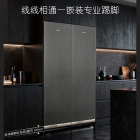 【重磅新品】卡萨帝340组合对开冰箱超薄内嵌式680升大容量双拼冰箱变频风冷无霜超低温 博卡灰冷藏冷冻组合对开 680升