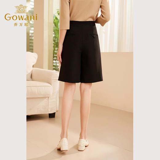 乔万尼都市通勤风宽松百搭五分裤ET3F629 商品图4