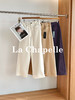 专柜实拍【纯棉高质感！】拉夏贝尔/La Chapelle简约风舒适有型两色单扣裤袢竖口袋直筒休闲牛仔长裤★ 商品缩略图0
