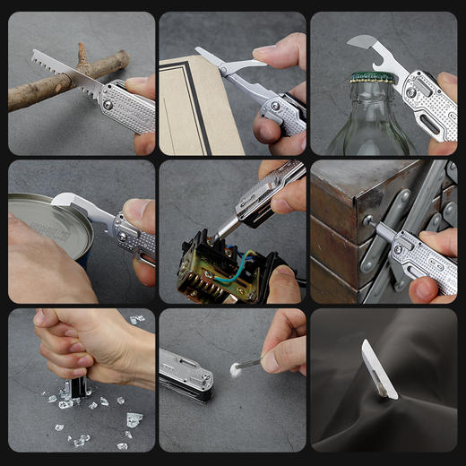 SWISS+TECH 瑞士科技 11合1 蜥结龙大马士革主刃多功能工具户外组合剪刀 商品图2