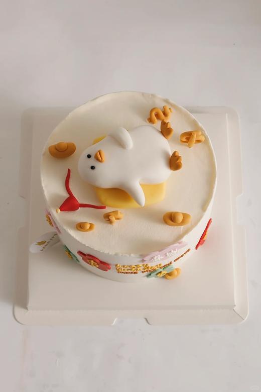 一起躺平鸭卡通蛋糕-低糖处理无添加 商品图1