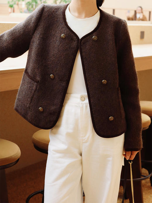 【冬天也能穿的显瘦又保暖！】男女同款云暖衣  黑科技保暖面料  滋养肌肤的同时暖和又抑菌  -2-15℃都好穿  简约基础百搭~72小时内发货 商品图5