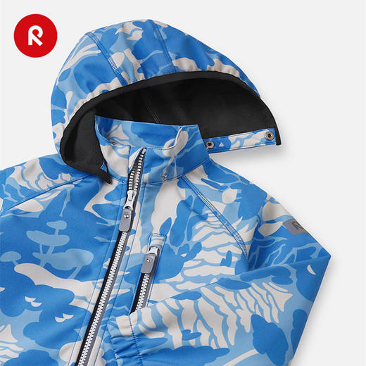 芬兰reima2026春季新款男女中童拒水拒风抓绒保暖舒适软壳夹克 商品图2