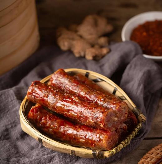 手工制作❗️ 【二八肥瘦，回味无穷】老炕麻辣腊肠川味香肠农家自制烟熏辣肠腊肉四川特产湖南腊肠 商品图0