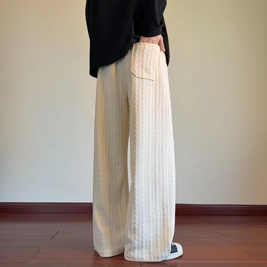 F012836新款美式麻花直筒卫裤休闲裤长裤 商品图4