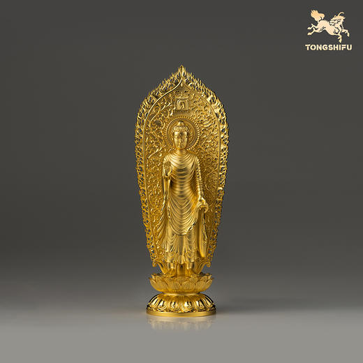 铜师傅 见微系列《妙相梵容》客厅如来佛祖铜摆件 家居铜工艺品 商品图1