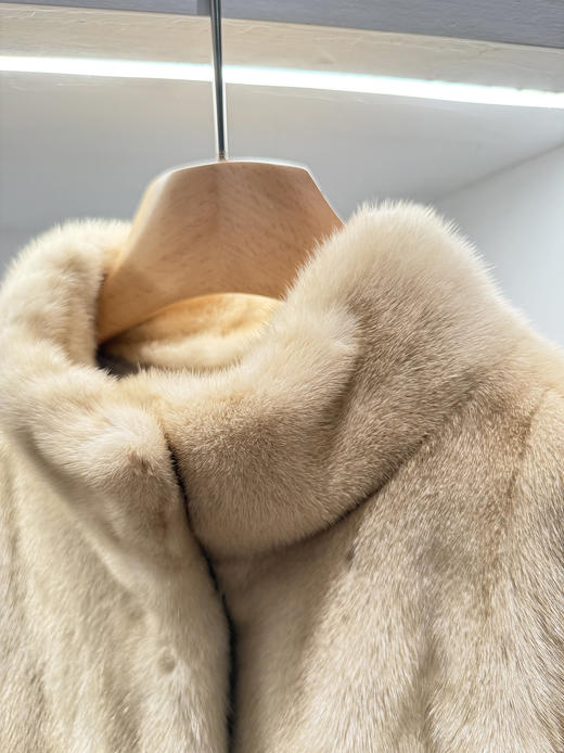 PP41-奶油金棕紫貂皮草大衣好温柔~（JJ） 商品图8