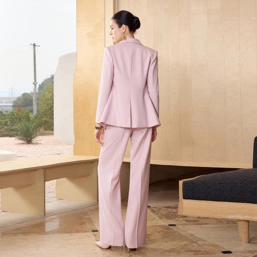 IWY/高级感粉色西装套装女春季职业装收腰系带两件套气质通勤职场穿搭CP2720 商品图4