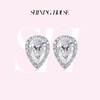 ShiningHouse[培育] 18k金钻石耳饰 水滴形1克拉钻人工真钻人造钻石K金耳钉时尚钻石耳饰耳环悦己送礼臻选【此商品不支持7天无理由退货退款】预计3日发货 商品缩略图0