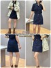N50302#复古精致彩点纱牛仔短裙 商品缩略图0