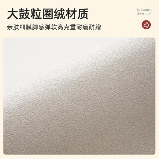 慢说圈绒入户垫 防水防污抗菌防潮稳固防滑不伤地板厚度适中不卡门缝 商品图3