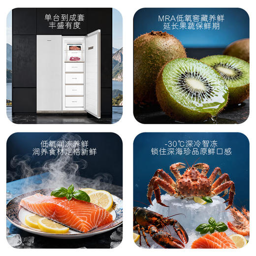 卡萨帝340L+340L超薄零嵌入式双拼冰箱支持多台拼接对开门家用大容量一级能效风冷无霜 680升 2台白组合对开门丨冷藏+冷冻 商品图2