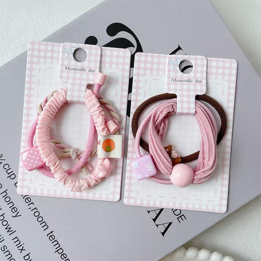 粉色元素皮筋彩卡皮筋-纪念日百货门店同款169261054 商品图3