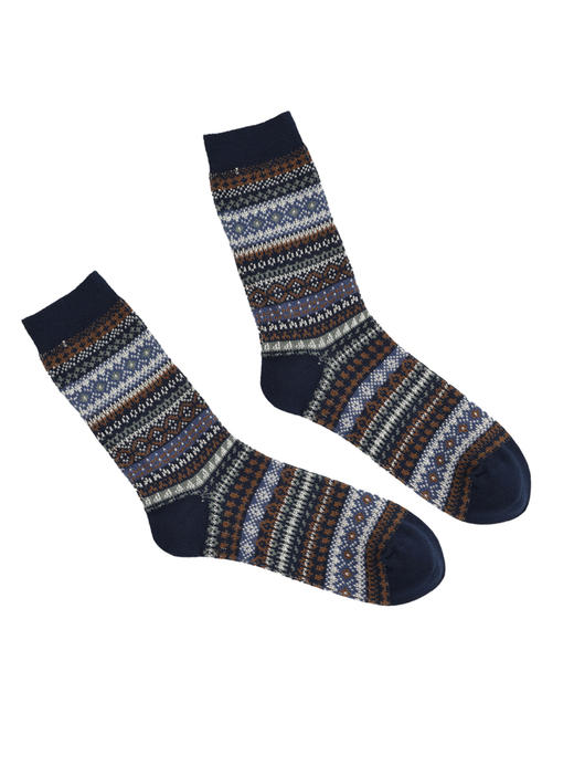 callisto蓝花纹袜子 商品图1