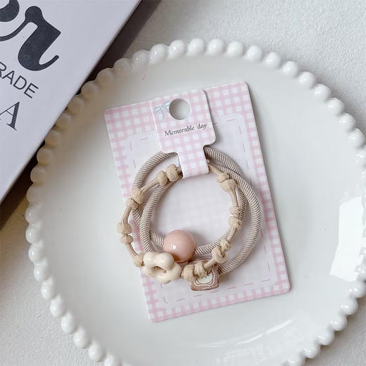 米色元素皮筋彩卡皮筋-纪念日百货门店同款169261038 商品图2