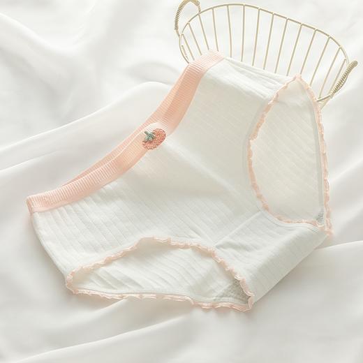 【YW】无忧购26年春季新升级5条装少女内裤甜美木耳边纯棉10A抗菌中腰内裤0230（截单3-5天发货) 商品图8