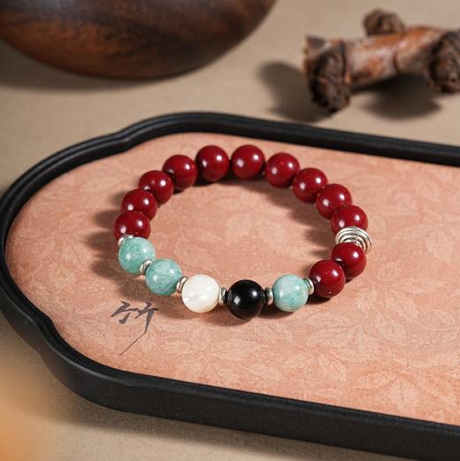 【火·五行五色手串】敦煌福泽天然多宝多福五福平衡金木水火土男女同款手串 商品图0