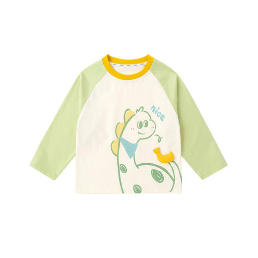 嘟嘟家儿童T恤宝宝春季衣服男童上衣女童长袖婴儿潮D6ATX107 商品图4