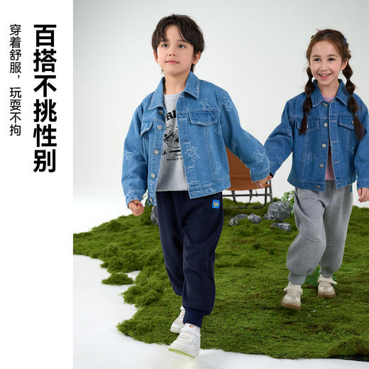 棉花堂潮趣满印童装软牛仔外套-FD61067 商品图3