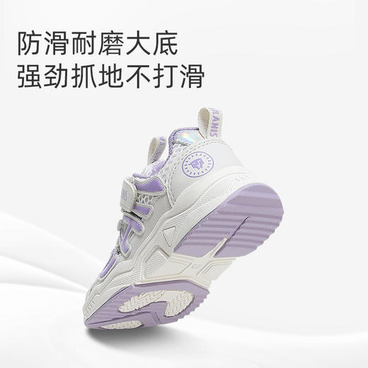 泰兰尼斯春款小童段女童字母镂空透气运动鞋T01X3B2702 商品图3
