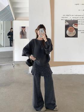 极简蝙蝠袖不规则套装-纪念日百货门店同款169260060