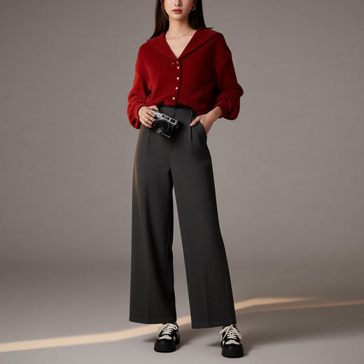 裁缝学苑AS635海军领灯芯绒衬衫纸样女装高级感显瘦气质上衣服装打板 商品图1