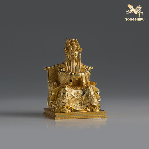 铜师傅 见微系列《威德广济龙王爷》桌面铜菩萨摆件工艺品 商品图5