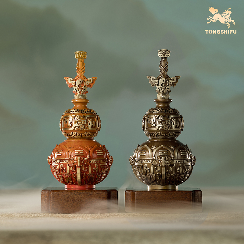 铜师傅 见微系列《养剑葫芦》葫芦把件 桌面摆件装饰工艺品