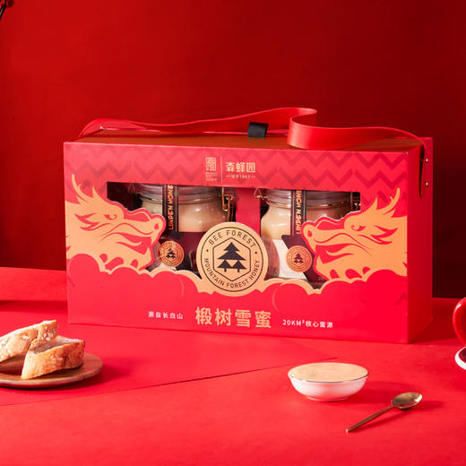 森蜂园-椴树雪蜜礼盒1kg*2 商品图6