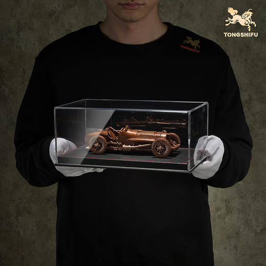 铜师傅 见微系列《不朽之旅（D款）》机车模型 创意家居紫铜摆件 商品图6