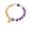 三彩2026新款黄紫撞色水晶手串国风轻复古治愈氛围感通勤茶歇小众 商品缩略图4