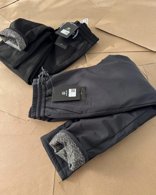 F012812轻户外防风锁温保暖直筒羽绒裤休闲长裤 商品图4