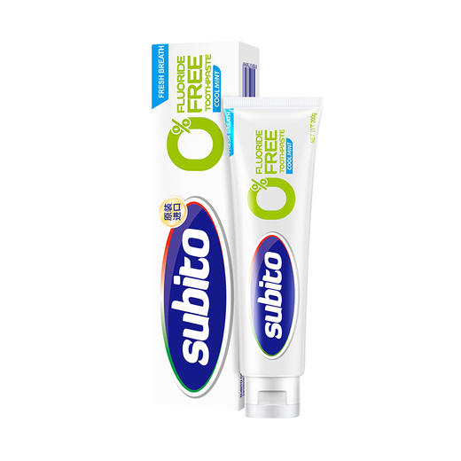 subito舒比拓牙膏组合（沁爽去口臭牙膏200g+冰柠薄荷无氟牙膏200g+去黄美白牙膏200g） 商品图3
