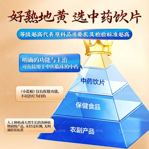 河南武陟九蒸九晒熟地黄200g中药饮片药用标准道地中药材即食泡水 商品图3