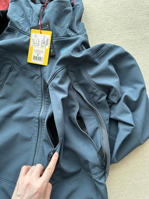 F012801秋冬菲尔纳男女户外滑雪防风雪软壳外套 商品图7