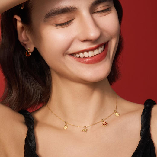 Neverfar 跃马逐光系列跃马逐光可拆卸锁骨链 商品图0