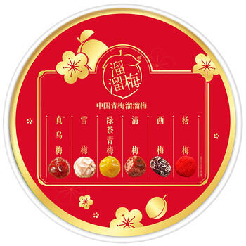 溜溜梅青梅全家桶600g西梅雪梅话梅杨梅乌梅健康休闲零食囤货大礼包 /休闲食品 /蜜饯果干 /梅子干 商品图1