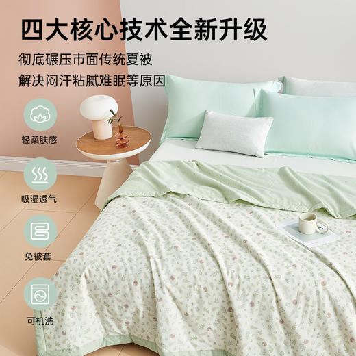全棉印花夏被(花涧小熊) 商品图2