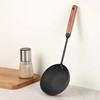 【德国戴德纯铁长柄勺】德国Daeden戴德纯铁长柄泼油勺加长防烫精铁汤勺无涂层木手柄小锅 商品缩略图3