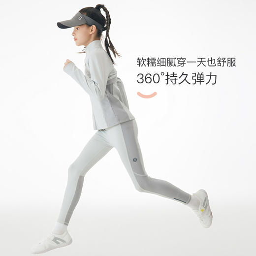 onmygame女童高弹力瑜伽裤春季儿童鲨鱼裤运动紧身裤可外穿打底裤 商品图1