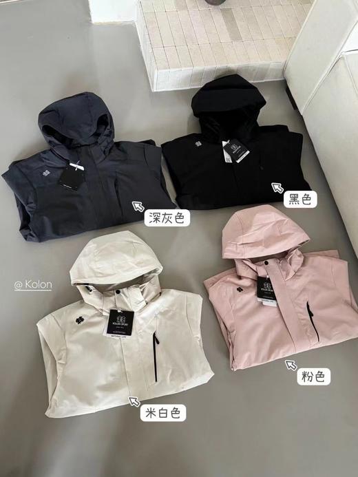 F012820可拆卸抓绒内胆摇粒绒情侣款三合一冲锋衣 商品图4