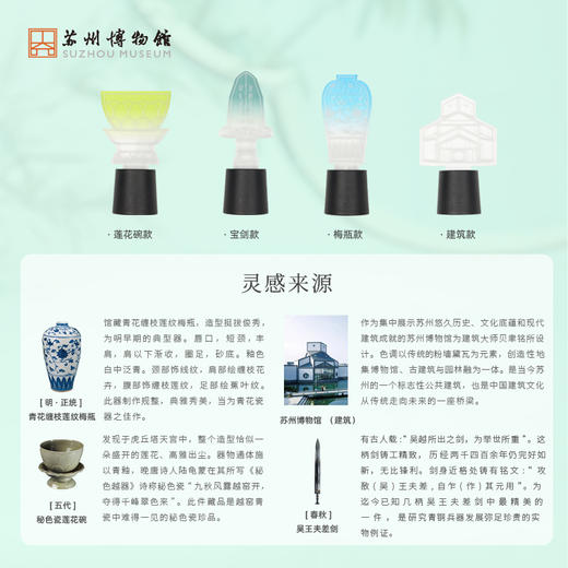 苏州博物馆 博物流光发光冰箱贴 商品图2