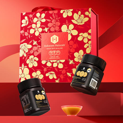 荷塔威麦卢卡蜂蜜礼盒新西兰进口春节礼物企业团购礼盒送礼2瓶装 商品图2