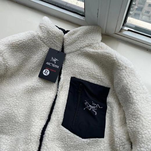 F012823高克重保暖情侣男女同款立领羊羔绒外套 商品图8